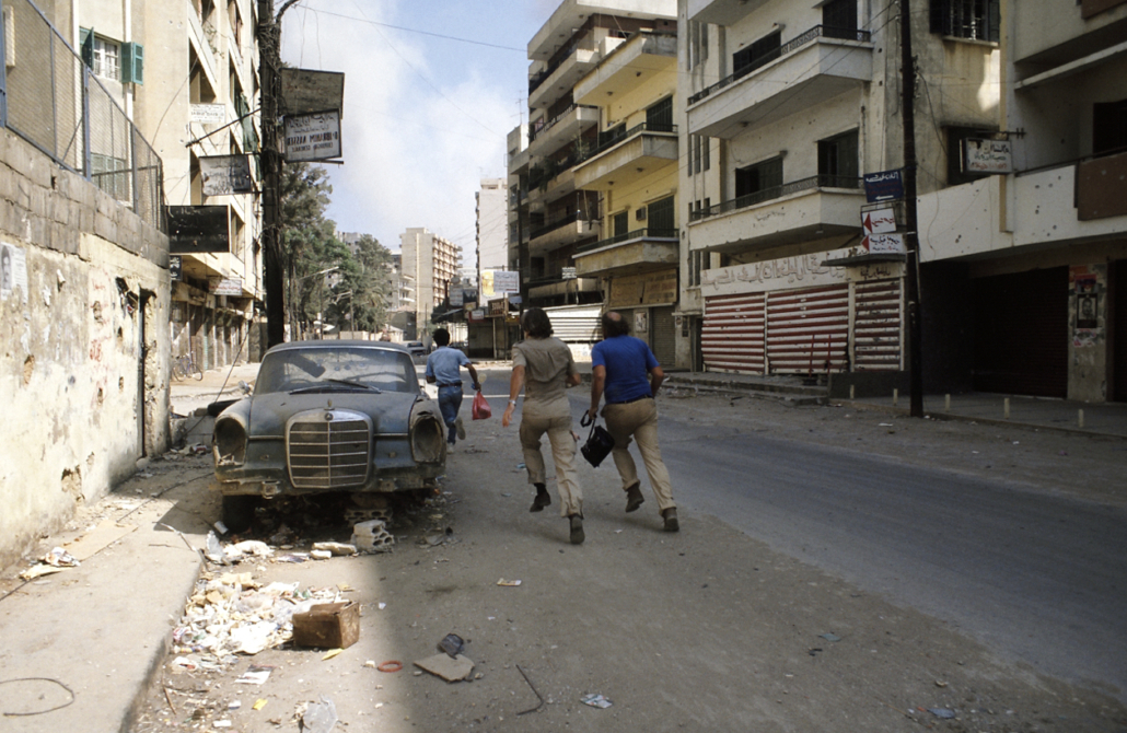 Jacok Andersen, Foto nr. 1. Beirut 1982. Jan Stage og Jakob Andersen