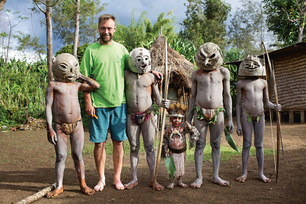 Nikolaj Kirk på Papua Ny Guinea